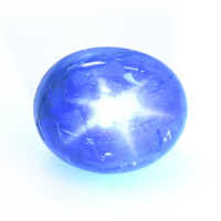 7.26 Ct. Blue Star Sapphire from Burma (Myanmar) Video
