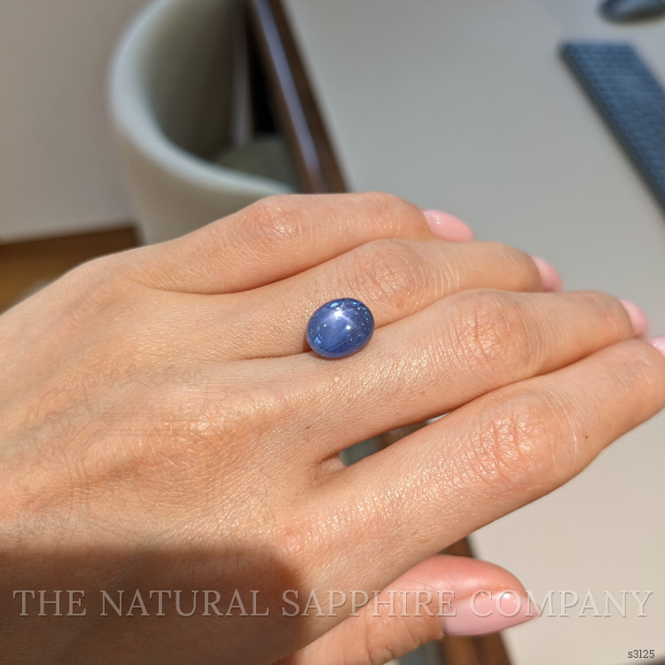 7.26 Ct. Blue Star Sapphire from Burma (Myanmar)