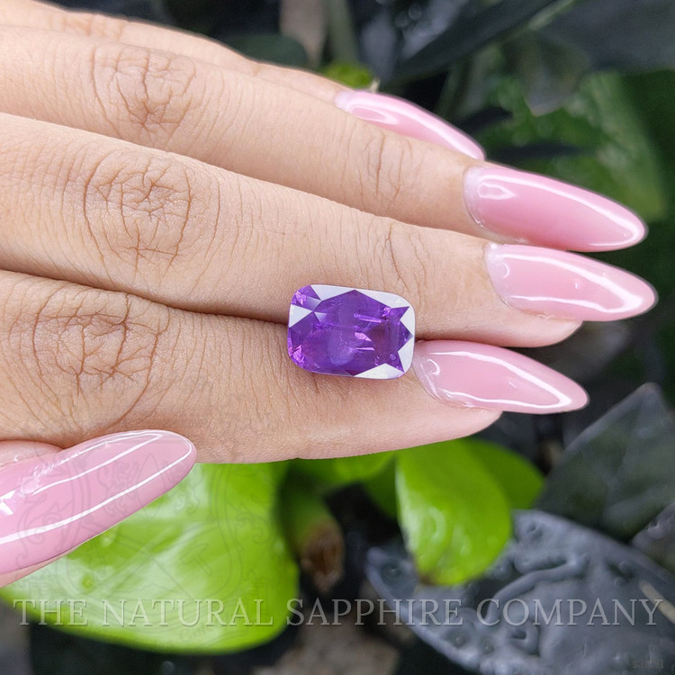 8.17 Ct. Purple Sapphire from Ceylon (Sri Lanka)