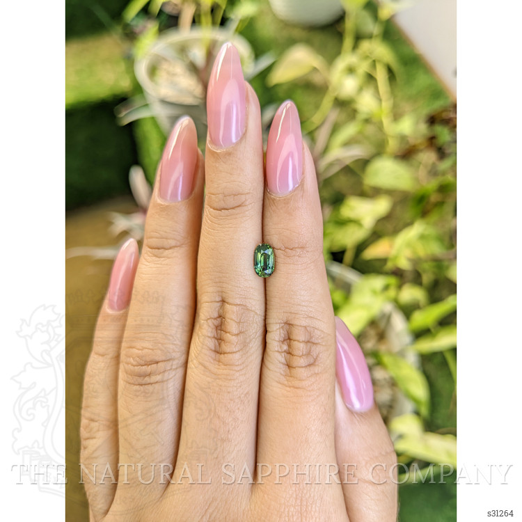 0.97 Ct. Yellowish Green Sapphire from Madagascar