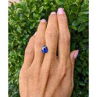 2.72 Ct. Blue Sapphire from Ceylon (Sri Lanka) Life Style