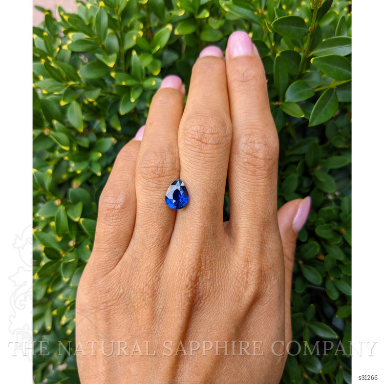 2.72 Ct. Blue Sapphire from Ceylon (Sri Lanka)