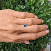 1.15 Ct. Greenish Blue Sapphire from Montana Life Style