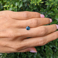 1.33 Ct. Greenish Blue Sapphire from Montana Life Style