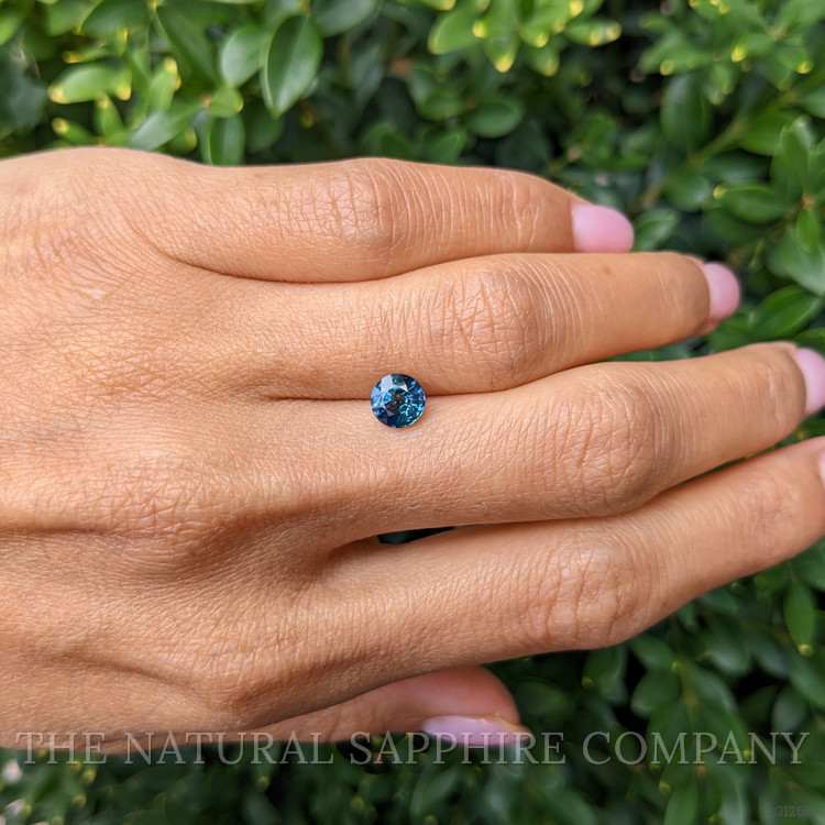 1.33 Ct. Greenish Blue Sapphire from Montana