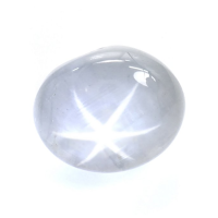 7.83 Ct. Bluish Grey Star Sapphire from Burma (Myanmar) Video