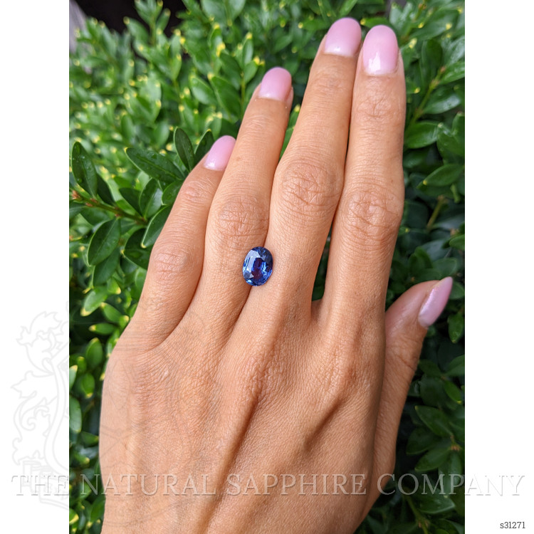 3.05 Ct. Blue Sapphire from Ceylon (Sri Lanka)