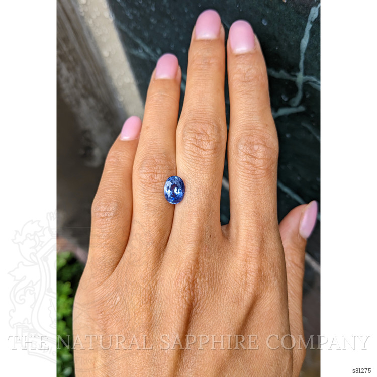 2.62 Ct. Blue Sapphire from Ceylon (Sri Lanka)