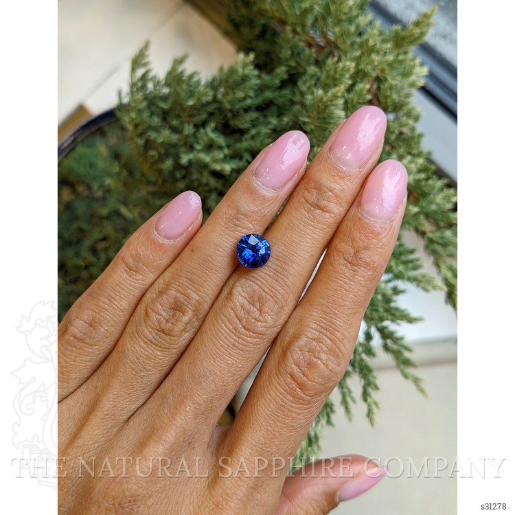 2.64 Ct. Blue Sapphire from Ceylon (Sri Lanka)