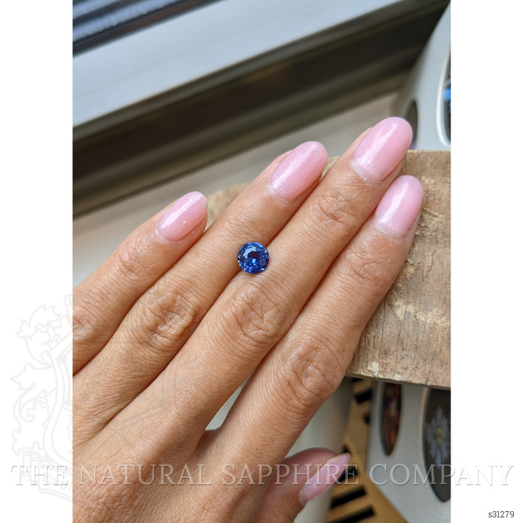 2.02 Ct. Blue Sapphire from Ceylon (Sri Lanka)