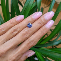 2.02 Ct. Blue Sapphire from Ceylon (Sri Lanka) Life Style