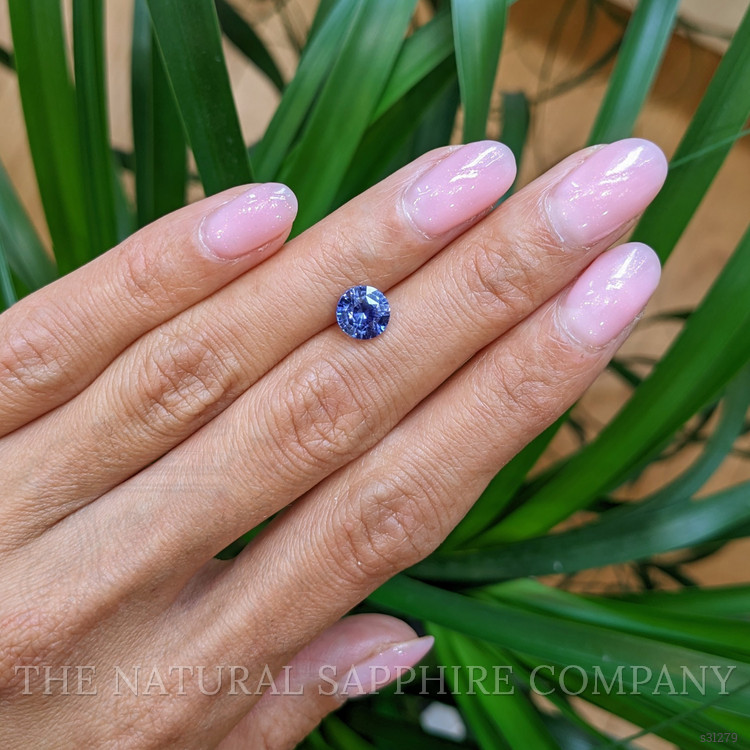 2.02 Ct. Blue Sapphire from Ceylon (Sri Lanka)