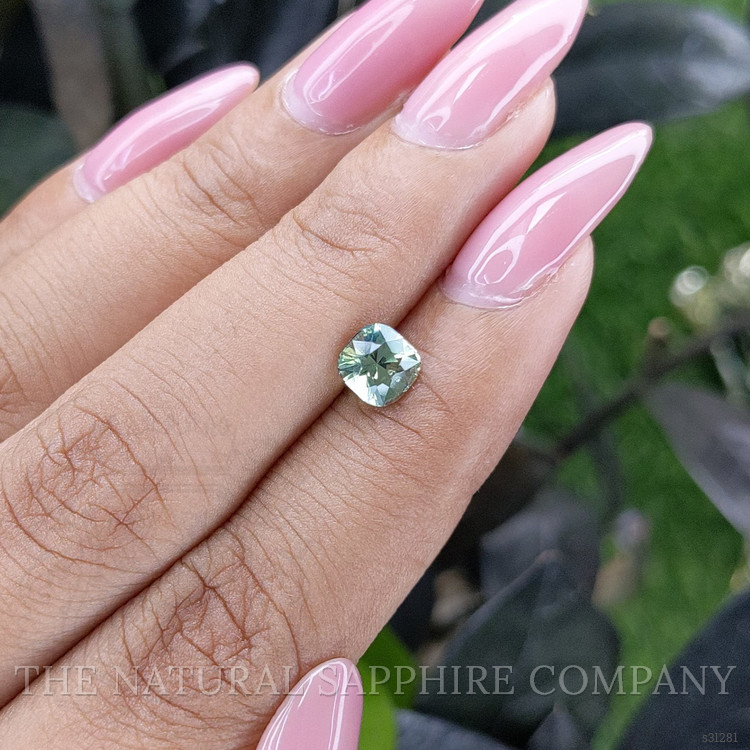 1.13 Ct. Yellowish Green Sapphire from Madagascar