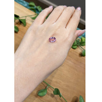 3.11 Ct. Padparadscha Sapphire from Madagascar Life Style