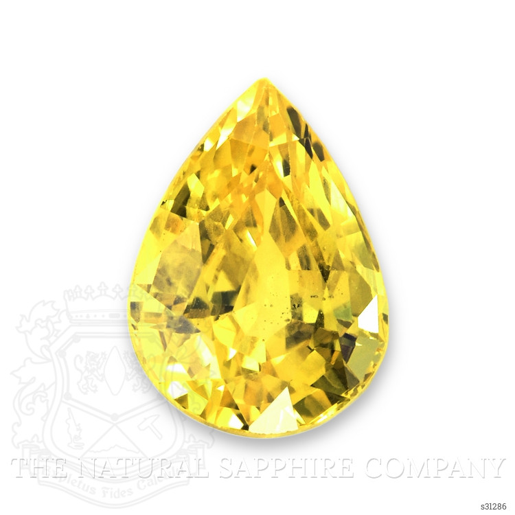 1.55 Ct. Yellow Sapphire from Ceylon (Sri Lanka)
