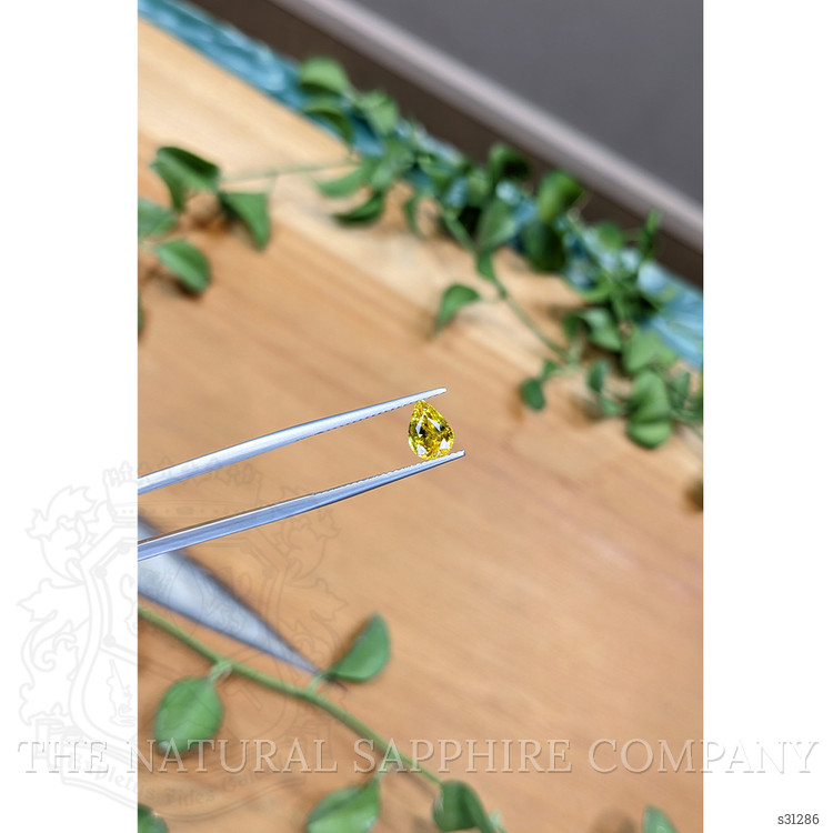 1.55 Ct. Yellow Sapphire from Ceylon (Sri Lanka)