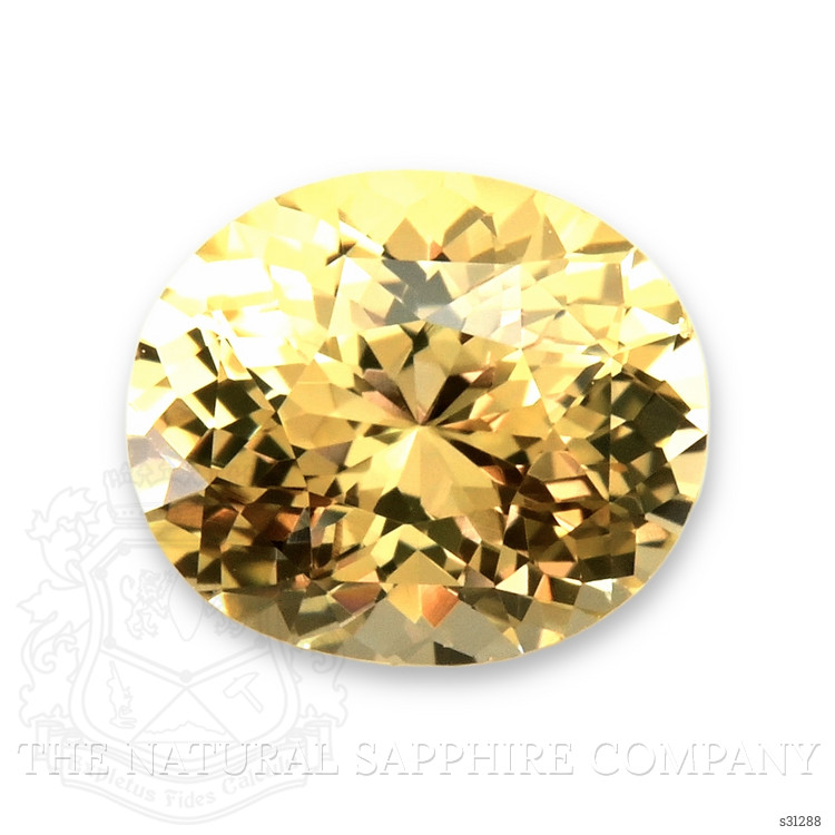 1.17 Ct. Orangish Yellow Sapphire from Ceylon (Sri Lanka)