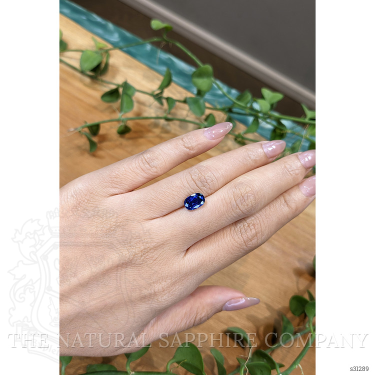 2.15 Ct. Blue Sapphire from Ceylon (Sri Lanka)