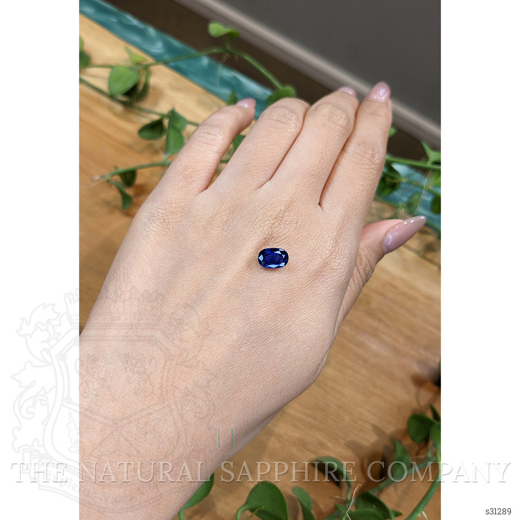 2.15 Ct. Blue Sapphire from Ceylon (Sri Lanka)