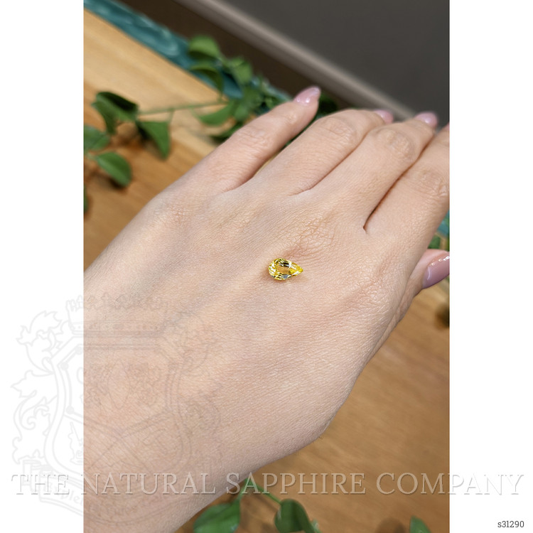 1.24 Ct. Yellow Sapphire from Ceylon (Sri Lanka)