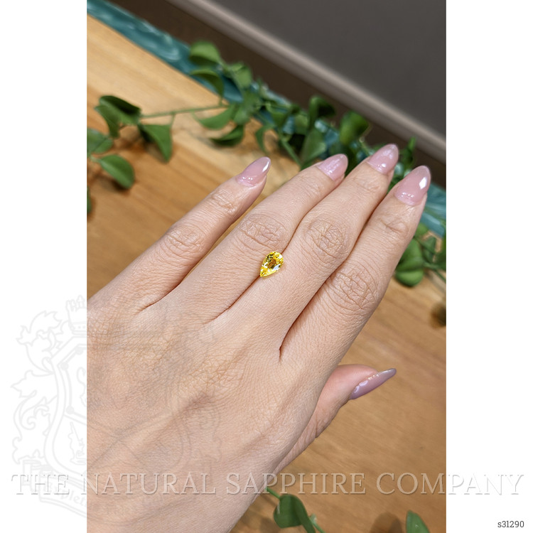 1.24 Ct. Yellow Sapphire from Ceylon (Sri Lanka)