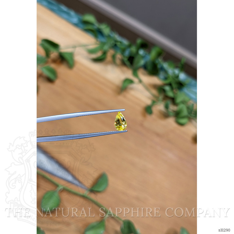 1.24 Ct. Yellow Sapphire from Ceylon (Sri Lanka)