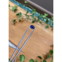 1.95 Ct. Purplish Blue Sapphire from Ceylon (Sri Lanka) Life Style