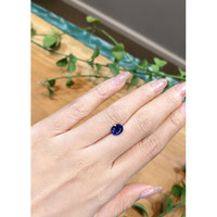 1.95 Ct. Purplish Blue Sapphire from Ceylon (Sri Lanka) Life Style