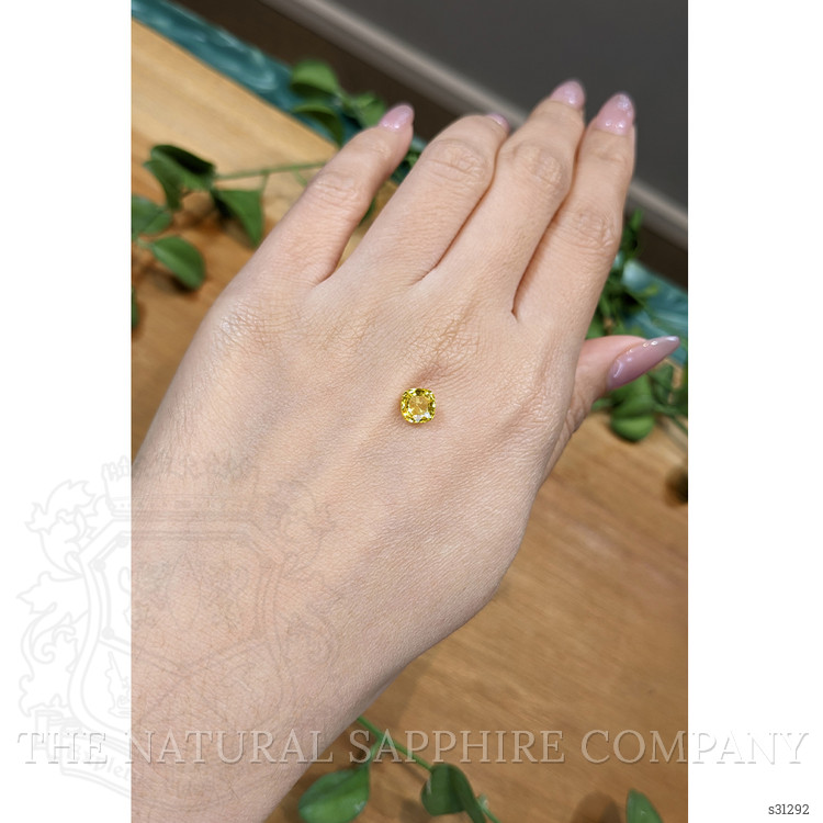 1.25 Ct. Yellow Sapphire from Ceylon (Sri Lanka)