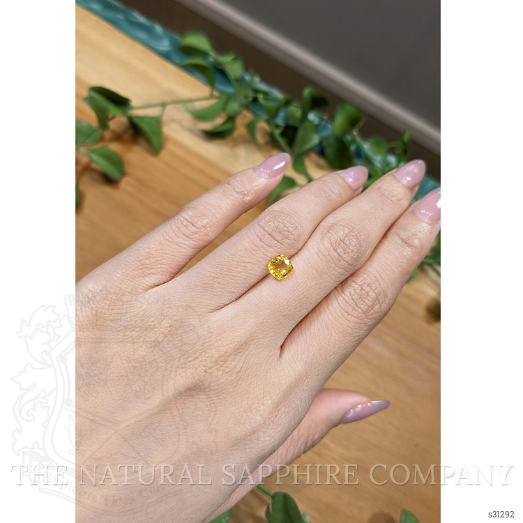 1.25 Ct. Yellow Sapphire from Ceylon (Sri Lanka)