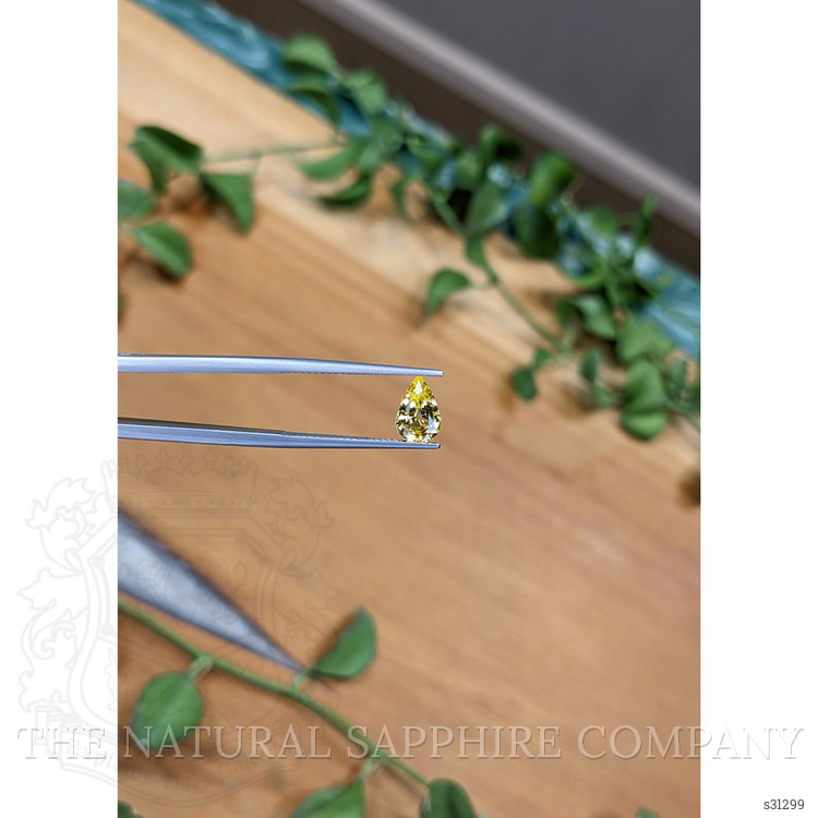 1.33 Ct. Yellow Sapphire from Ceylon (Sri Lanka)