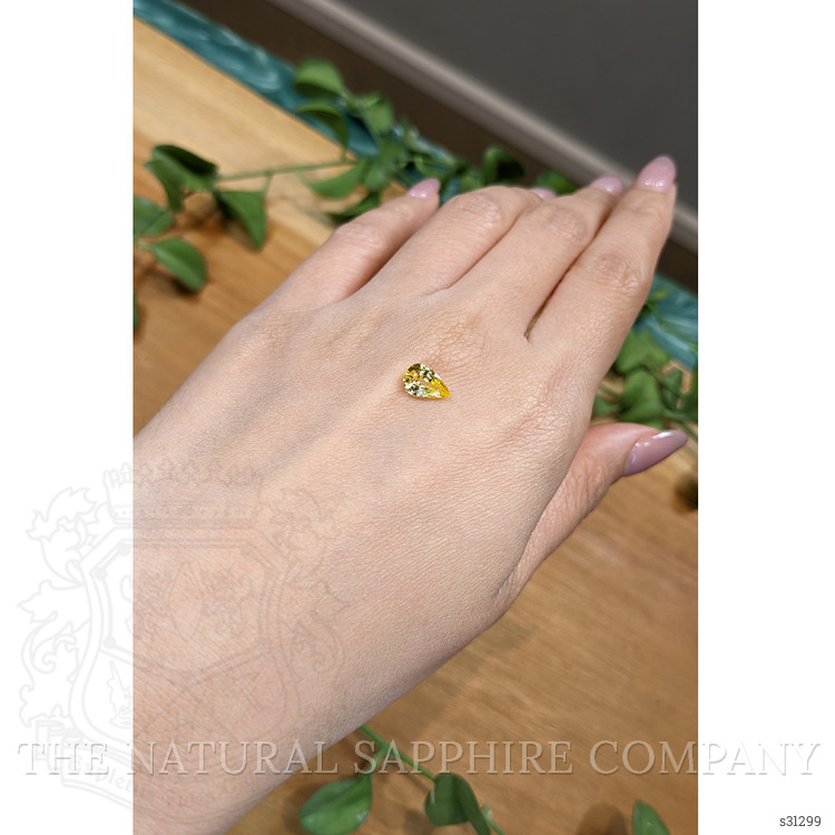 1.33 Ct. Yellow Sapphire from Ceylon (Sri Lanka)