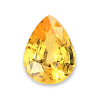 1.25 Ct. Orangish Yellow Sapphire from Ceylon (Sri Lanka) Video