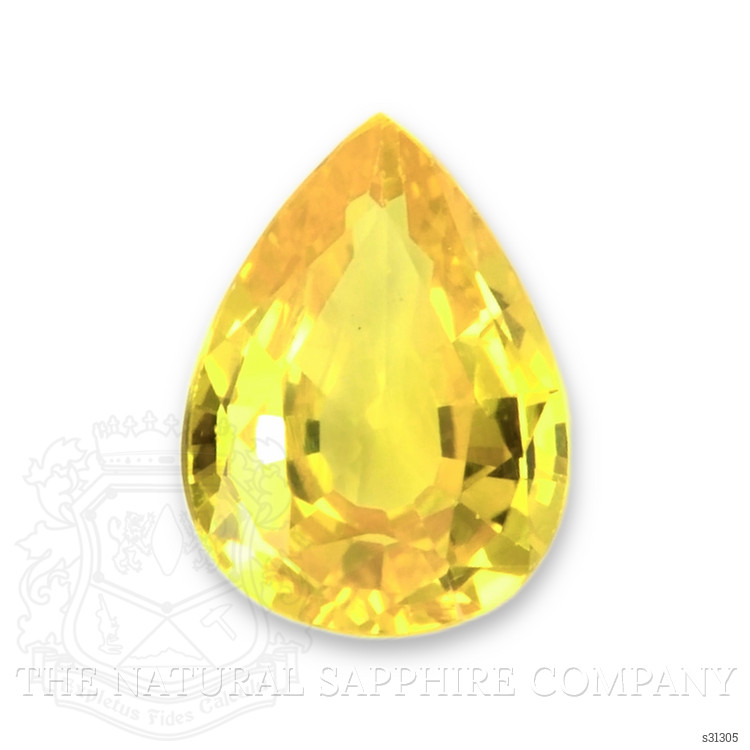 1.25 Ct. Yellow Sapphire from Ceylon (Sri Lanka)