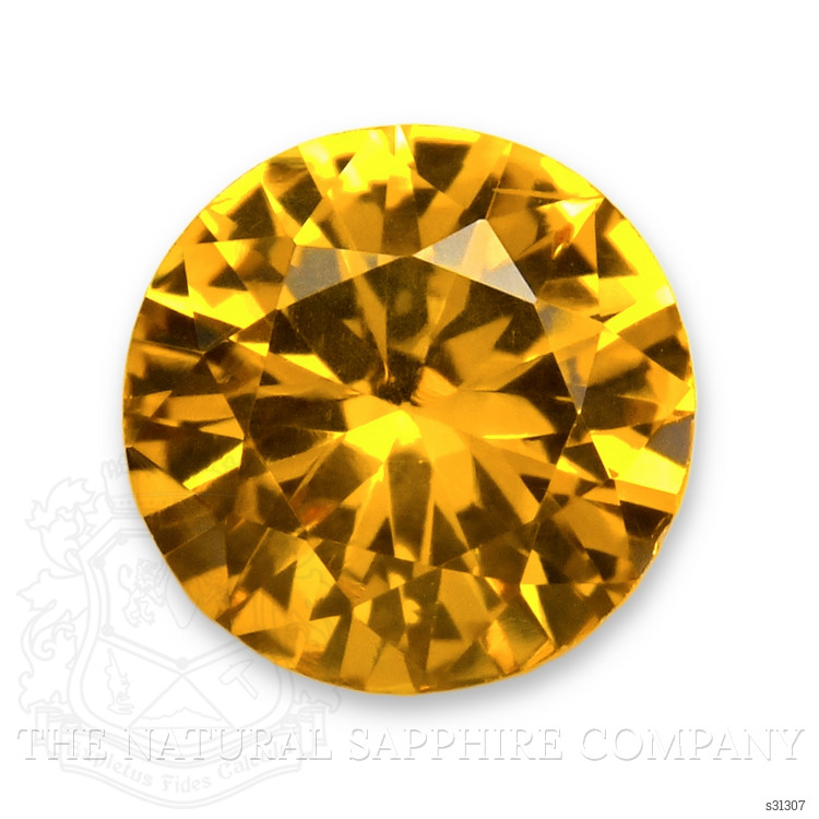 1.15 Ct. Yellowish Orange Sapphire from Ceylon (Sri Lanka)