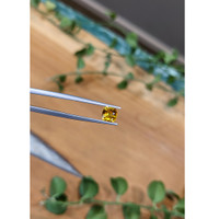 0.96 Ct. Yellowish Orange Sapphire from Ceylon (Sri Lanka) Life Style