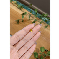 0.96 Ct. Yellowish Orange Sapphire from Ceylon (Sri Lanka) Life Style