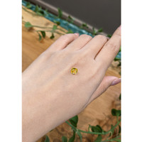 1.12 Ct. Orangish Yellow Sapphire from Ceylon (Sri Lanka) Life Style