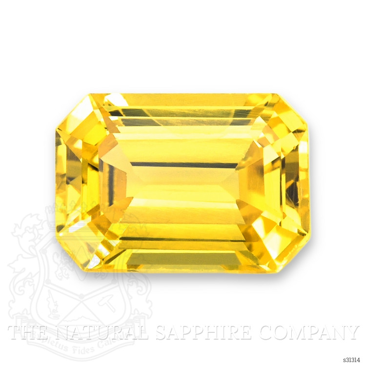 0.98 Ct. Yellow Sapphire from Ceylon (Sri Lanka)