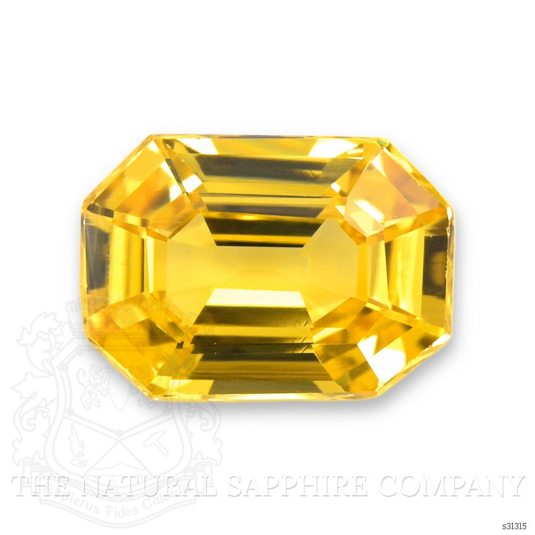 0.97 Ct. Yellow Sapphire from Ceylon (Sri Lanka)