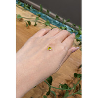 1.29 Ct. Orangish Yellow Sapphire from Ceylon (Sri Lanka) Life Style