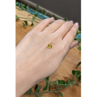 1.13 Ct. Orangish Yellow Sapphire from Ceylon (Sri Lanka) Life Style