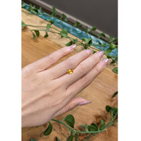 1.10 Ct. Orangish Yellow Sapphire from Ceylon (Sri Lanka) Life Style