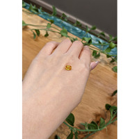 1.10 Ct. Orangish Yellow Sapphire from Ceylon (Sri Lanka) Life Style