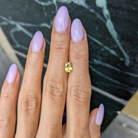 0.97 Ct. Yellow Sapphire from Ceylon (Sri Lanka) Life Style