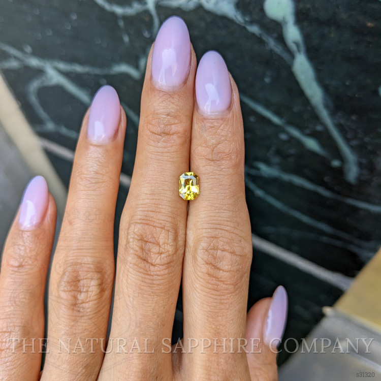 0.97 Ct. Yellow Sapphire from Ceylon (Sri Lanka)