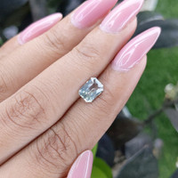 1.58 Ct. Green Sapphire from Madagascar Life Style