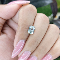 1.58 Ct. Green Sapphire from Madagascar Life Style