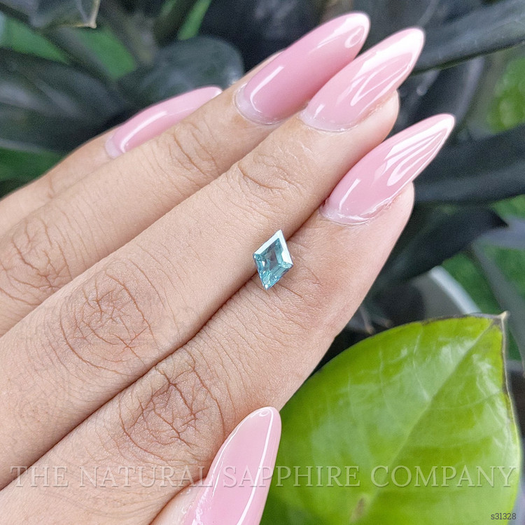 1.01 Ct. Greenish Blue Sapphire from Madagascar