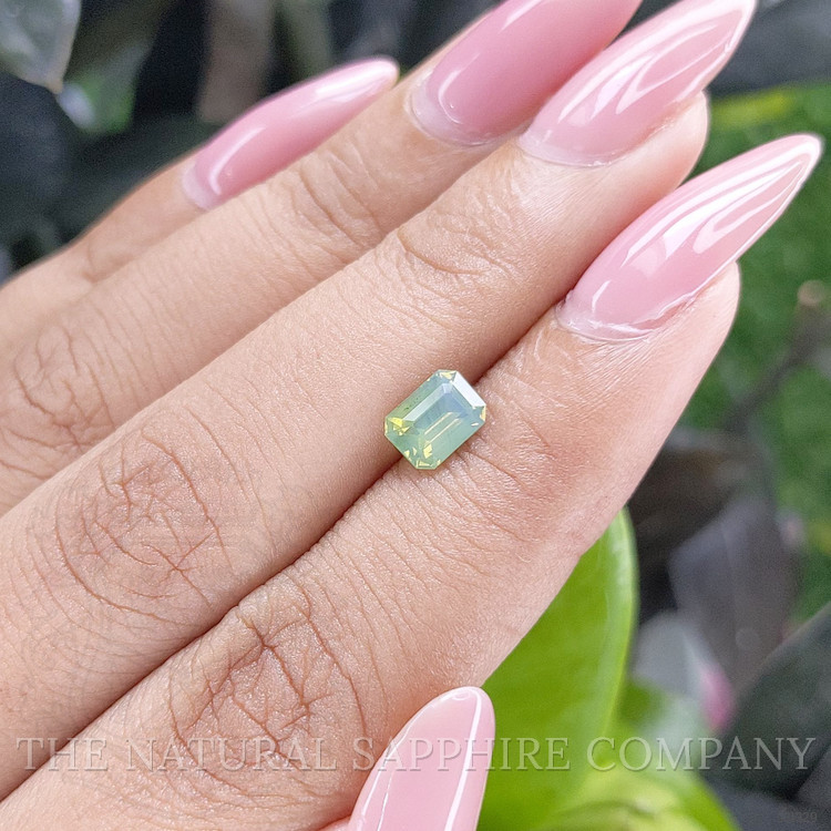 1.05 Ct. Yellowish Green Sapphire from Madagascar